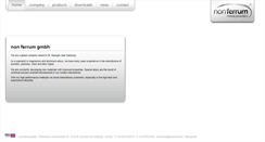 Desktop Screenshot of nonferrum.at