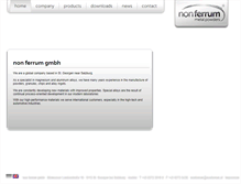 Tablet Screenshot of nonferrum.at
